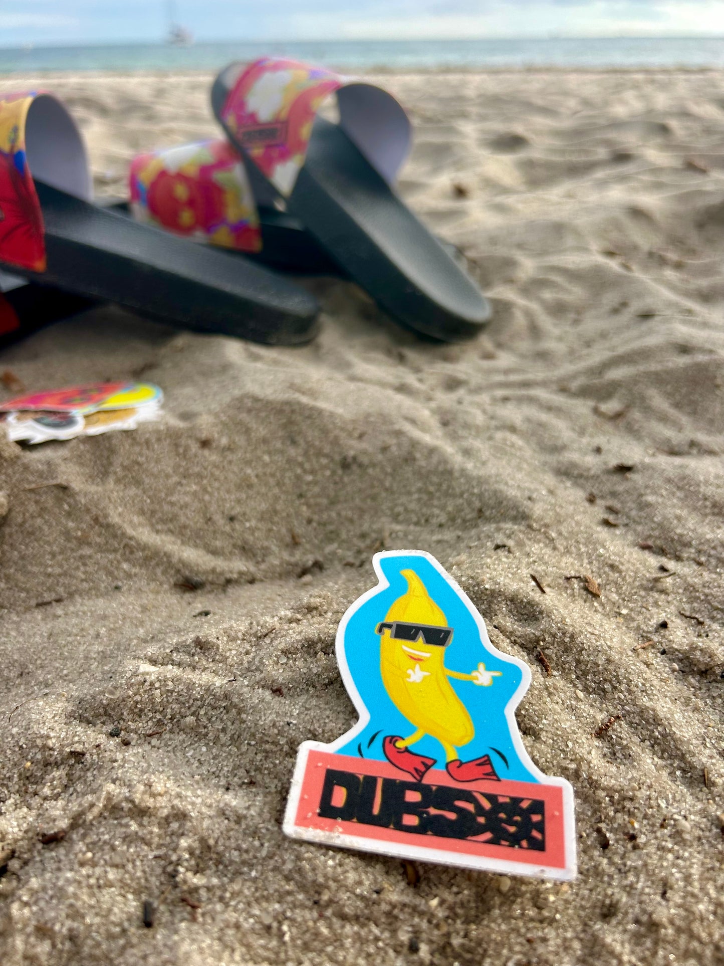 Six Shooter Banana Sticker