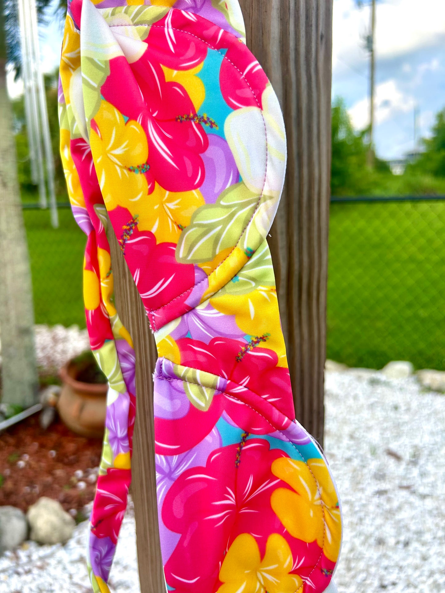 Bright Bloom Ribbon Top