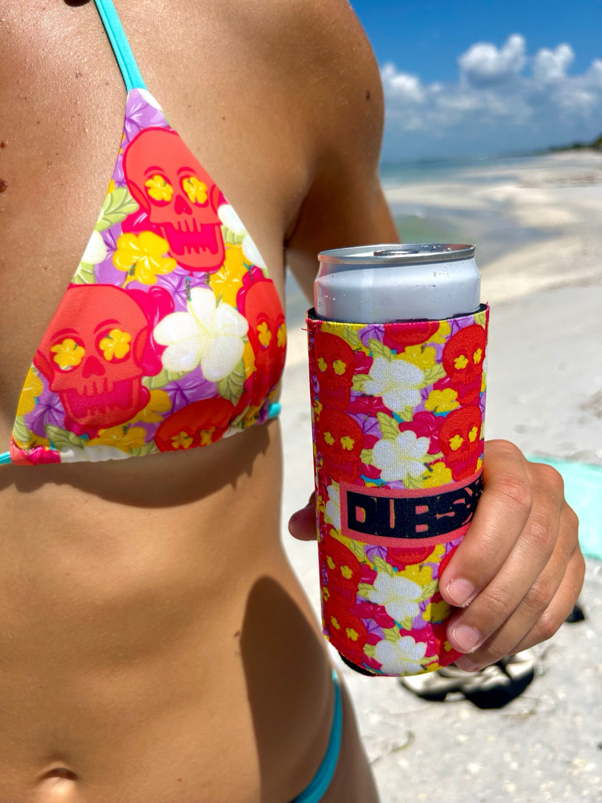 Skull Bum Koozie