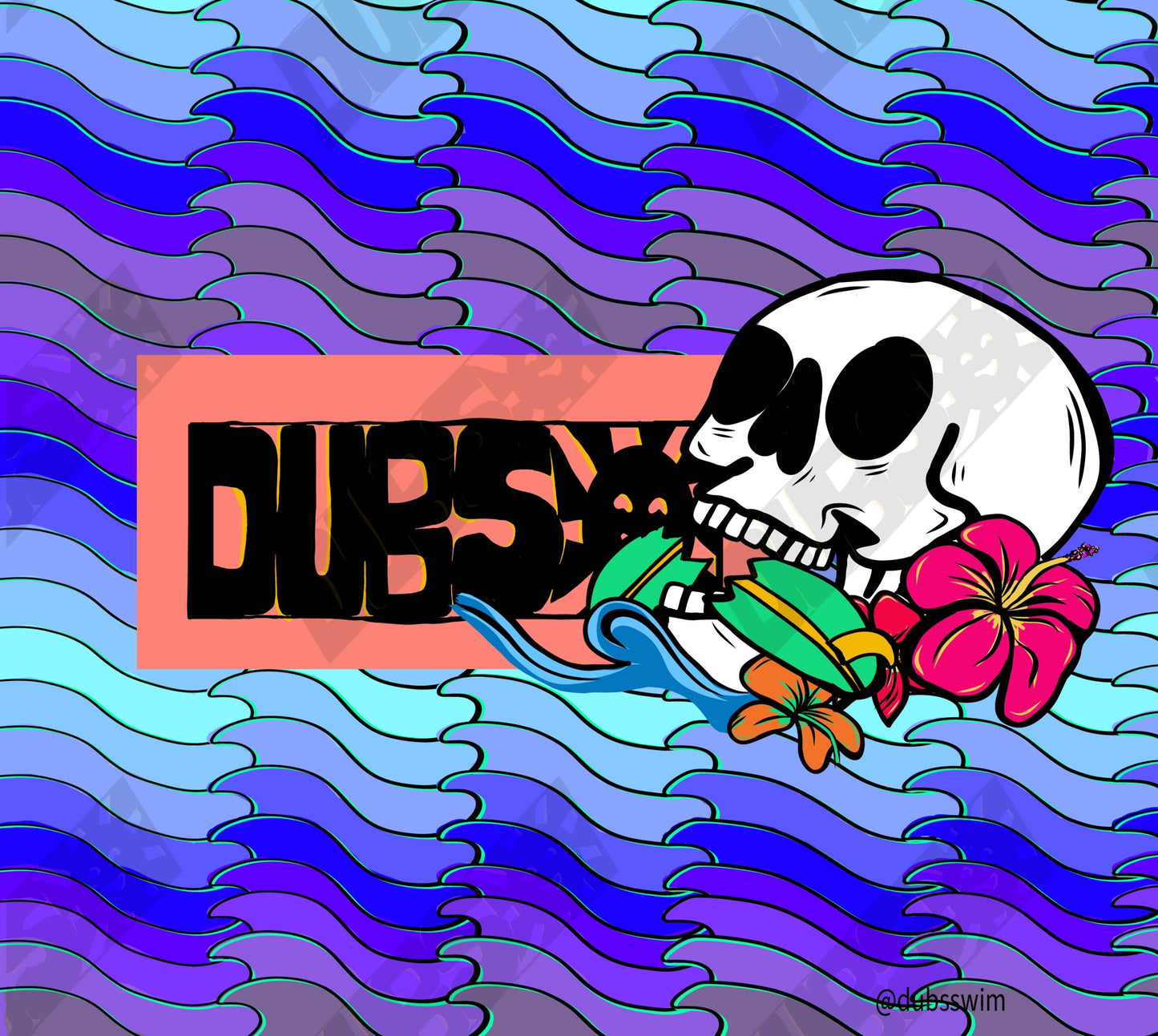 DUBBY Waves Flag